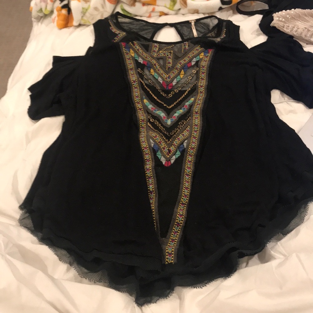 Free people cold shoulder top